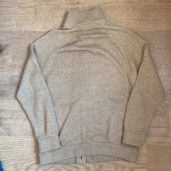 Denver Hayes mock neck cardigan beige - Picture 2 of 4